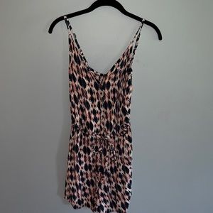 Button-up Romper With Pockets